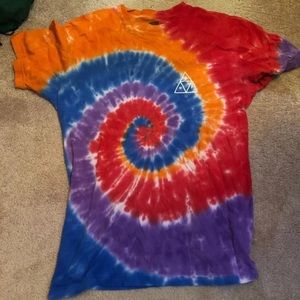 HUF tie dye shirt